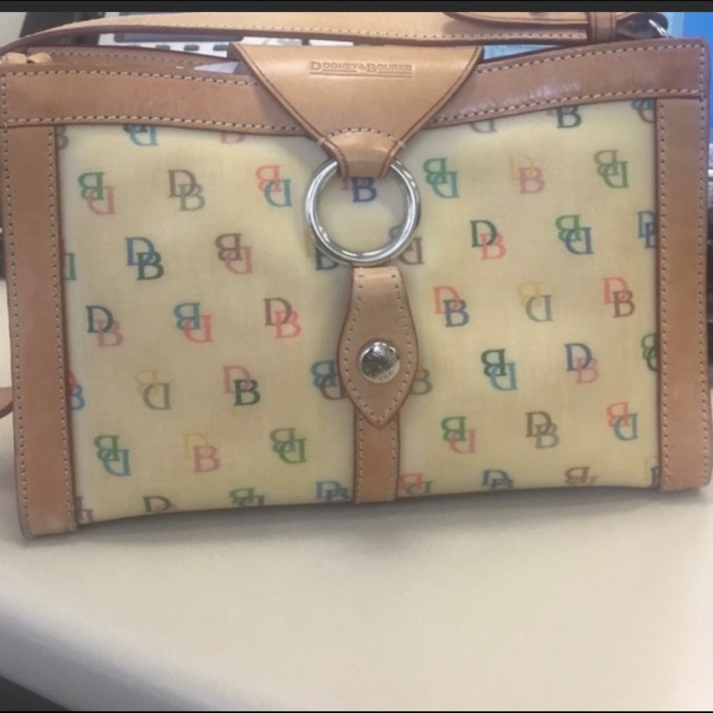 Vintage Dooney & Bourke Rainbow DB EUC